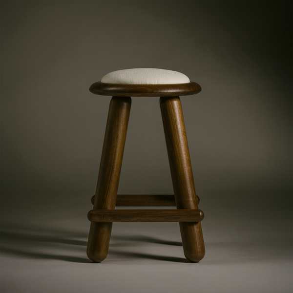 Checa Counter Stool - Black Walnut