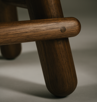Checa Counter Stool   Black Walnut
