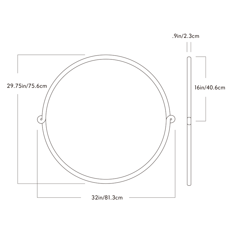 DimPDP KNOT MIRR RD 32 1