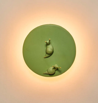 Pith Sconce   Snail II   Light On

