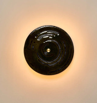 Pith Sconce   Spiral  Light On
