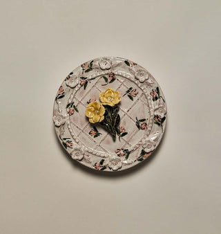 Pith Sconce   Floral II  Light Off
