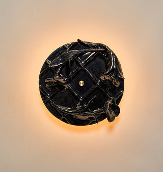 Pith Sconce   Mirror   Light On
