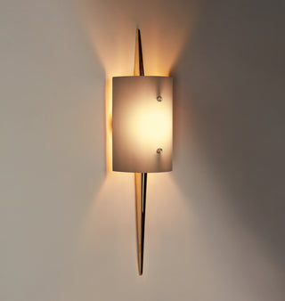 The Laddi Sconce  Cylinder Shade (Polished Unlacquered Brass)
