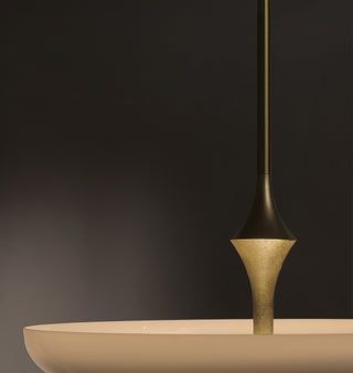 Unlacquered Brass Pendant 18" (Unlacquered Brass) Detail
