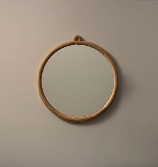 Knot Mirror 16"  White Oak
