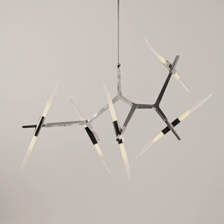 Polished Nickel / Angle-cut / LED - 120V
