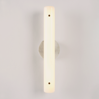 Counterweight Circle Sconce   ASH BRA WH
