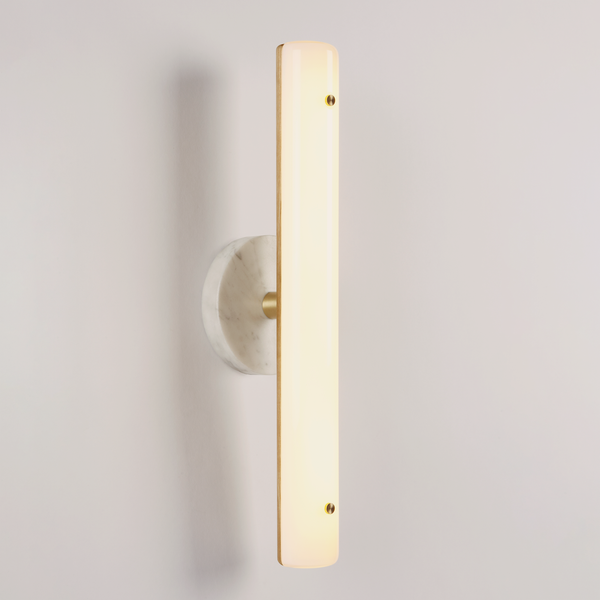 Counterweight Circle Sconce - ASH BRA WH