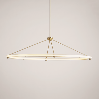 Halo Oval   Brass
