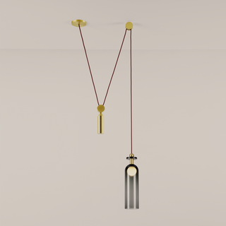Shape Up Pendant   Cylinder (Currant)

