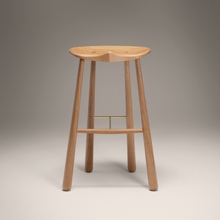 Taper Stool Bar   Oak
