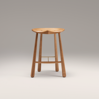 Taper Stool Counter   Oak
