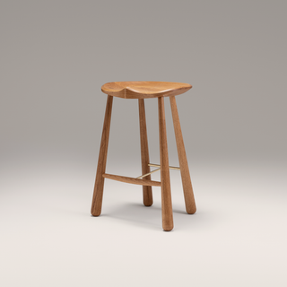 Taper Stool Counter   Oak
