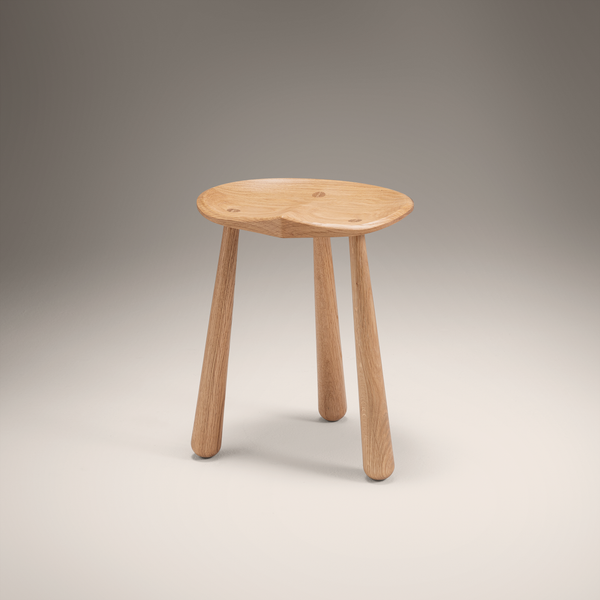 Taper Stool Low - Oak